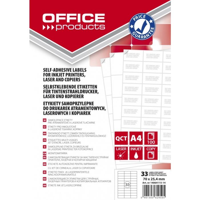 Etykiety\u0020OFFICE\u0020PRODUCTS,\u002070x25,4mm,\u0020bia\u0142e,\u0020100\u0020ark.\u0020\u002D\u0020zdj\u0119cie\u00201
