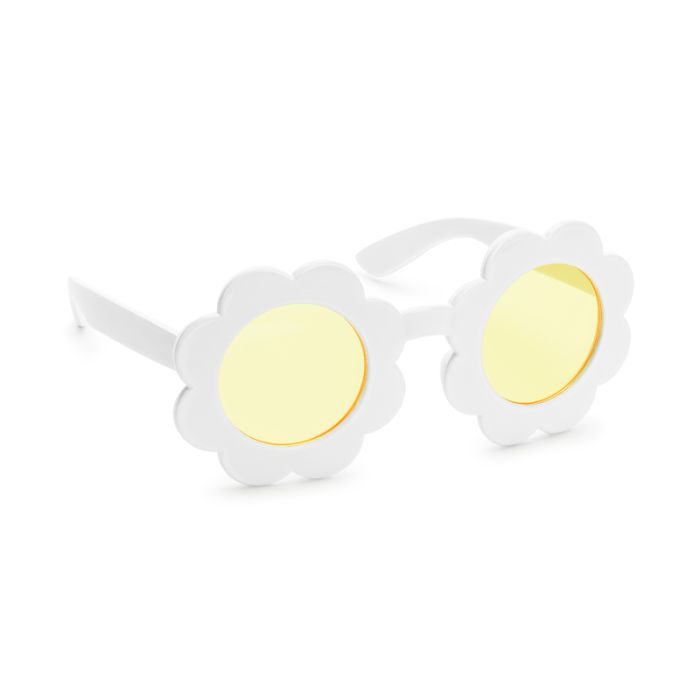 Okulary\u0020Ochronne\u0020Stokrotki\u0020Bia\u0142e\u0020z\u0020\u017B\u00F3\u0142tymi\u0020Soczewkami\u0020\u002D\u0020zdj\u0119cie\u00201
