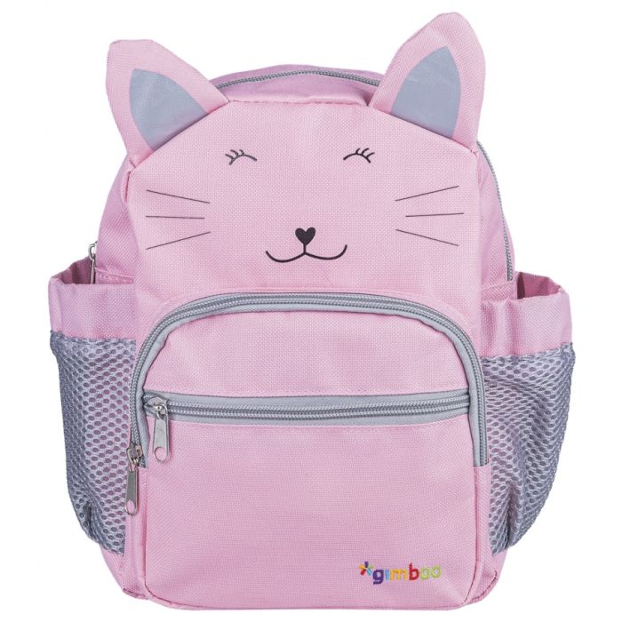 Plecak\u0020dzieci\u0119cy\u0020GIMBOO\u0020Sweet\u0020Animals,\u0020trzykomorowy,\u0020260x200x90mm,\u0020kotek,\u0020r\u00F3\u017Cowy\u0020\u002D\u0020zdj\u0119cie\u00201