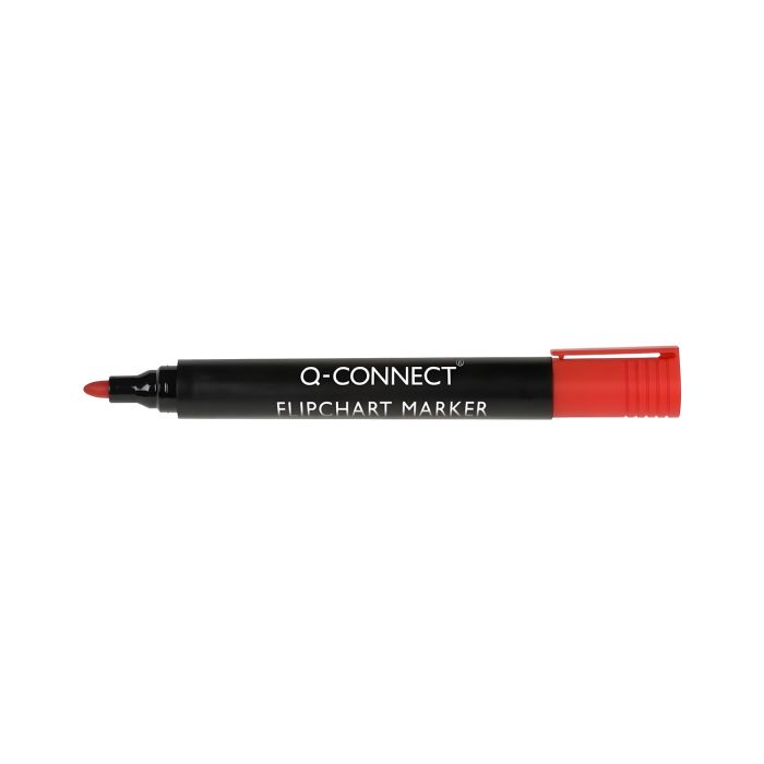Marker\u0020do\u0020flipchart\u00F3w\u0020Q\u002DCONNECT\u0020okr\u0105g\u0142y\u0020czerwony\u0020\u002D\u0020zdj\u0119cie\u00201