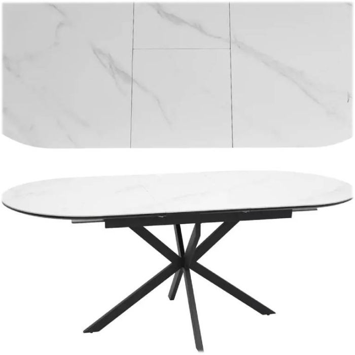St\u00F3\u0142\u0020rozk\u0142adany\u0020ceramiczny\u0020140\u0028180\u0029X80\u0020bia\u0142o\u002Dczarny\u0020Gaston\u0020Signal\u0020\u002D\u0020zdj\u0119cie\u00201