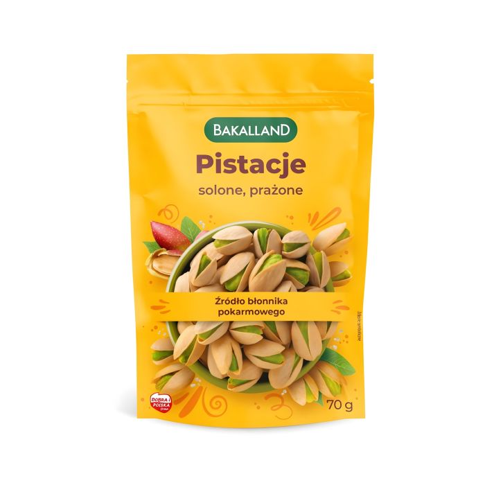Pistacje\u0020pra\u017Cone\u0020Bakalland,\u0020solone,\u0020opakowanie\u002070g\u0020\u002D\u0020zdj\u0119cie\u00201