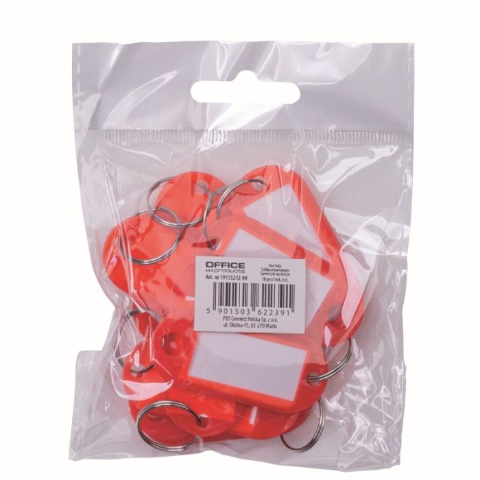 Zawieszki\u0020Na\u0020Klucze\u0020Office\u0020Products,\u002050X20Mm,\u002010Szt.,\u0020Czerwone\u0020\u002D\u0020zdj\u0119cie\u00201