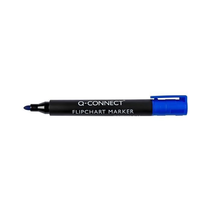 Marker\u0020do\u0020flipchart\u00F3w\u0020Q\u002DCONNECT\u0020okr\u0105g\u0142y\u0020niebieski\u0020do\u0020tablic\u0020sucho\u015Bcieralnych\u0020\u002D\u0020zdj\u0119cie\u00201