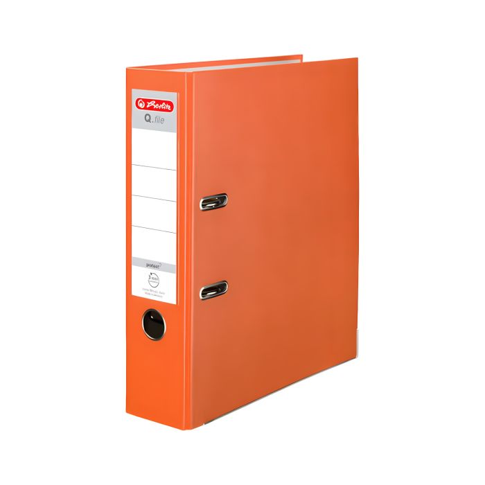 Segregator\u0020Herlitz\u0020Q.File\u0020A4\u00208cm\u0020pomara\u0144czowy\u0020\u002D\u0020zdj\u0119cie\u00201