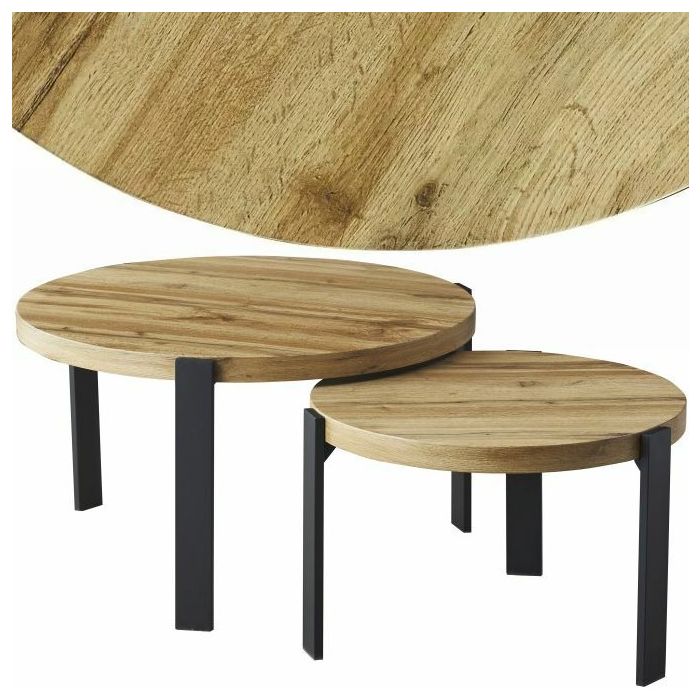 Zestaw\u0020stolik\u00F3w\u0020kawowych\u0020okr\u0105g\u0142ych\u0020d\u0105b\u0020artisan\u0020metal\u0020Polo\u0020Signal\u0020\u002D\u0020zdj\u0119cie\u00201