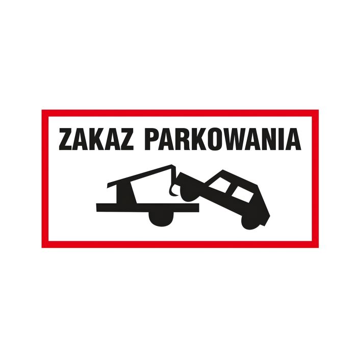 Znak\u0020zakazu\u0020parkowania\u0020TDC\u0020300x600\u0020mm\u0020na\u0020p\u0142ycie\u0020PCV\u00201\u0020mm\u0020nie\u015Bwiec\u0105cy\u0020\u002D\u0020zdj\u0119cie\u00201