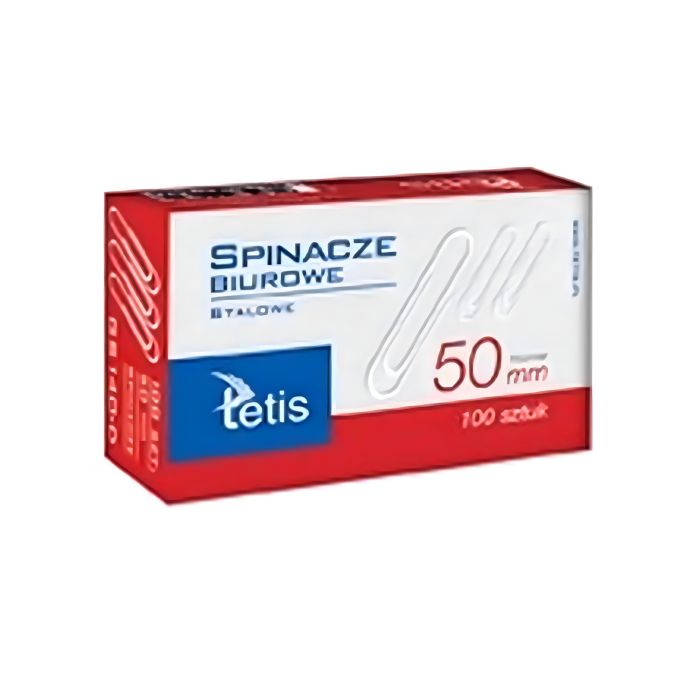 Spinacze\u0020biurowe\u0020Tetis\u002050\u0020mm\u0020100\u0020sztuk\u0020\u002D\u0020zdj\u0119cie\u00201
