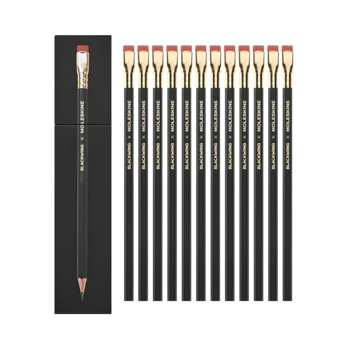 Zestaw\u002012\u0020twardych\u0020o\u0142\u00F3wk\u00F3w\u0020Blackwing\u0020x\u0020Moleskine\u0020do\u0020biura\u0020i\u0020firmy\u0020\u002D\u0020zdj\u0119cie\u00201