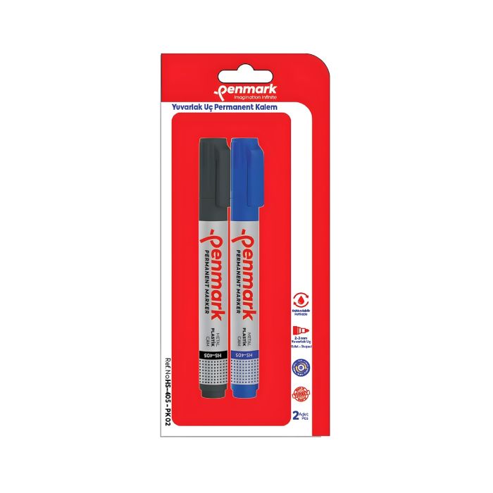 Marker\u0020permanentny\u0020Penmark\u0020z\u0020okr\u0105g\u0142\u0105\u0020ko\u0144c\u00F3wk\u0105\u00202\u0020sztuki\u0020\u002D\u0020zdj\u0119cie\u00201