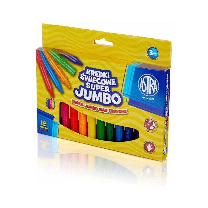 Kredki\u0020\u015Bwiecowe\u0020szkolne\u0020Super\u0020JUMBO\u0020Astra\u002012\u0020kolor\u00F3w\u0020\u002D\u0020zdj\u0119cie\u00201