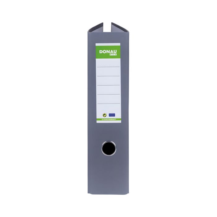 Segregator\u0020DONAU\u0020ECO\u0020A4\u0020na\u002080mm\u0020grzbiet\u0020szary\u0020ekologiczny\u0020do\u0020biura\u0020\u002D\u0020zdj\u0119cie\u00201