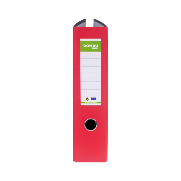 Segregator\u0020DONAU\u0020ECO\u0020A4\u0020na\u002080mm\u0020grzbiet\u0020czerwony\u0020ekologiczny\u0020\u002D\u0020zdj\u0119cie\u00201