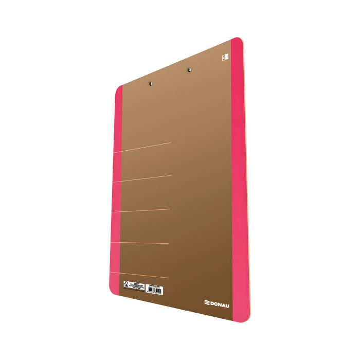Clipboard\u0020DONAU\u0020Life\u0020kartonowy\u0020A4\u0020z\u0020klipsem\u0020r\u00F3\u017Cowy\u0020\u002D\u0020zdj\u0119cie\u00201