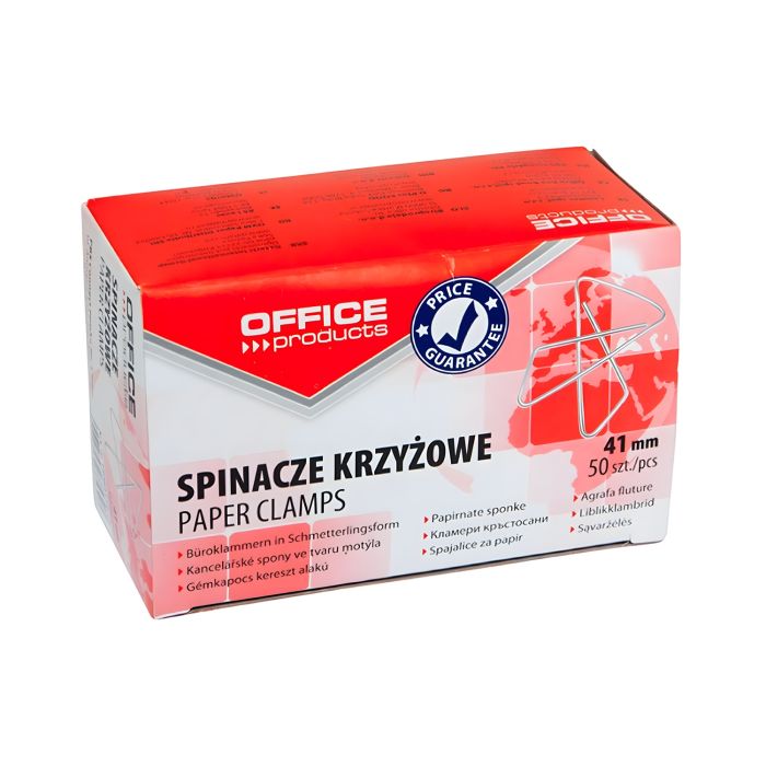 Spinacze\u0020krzy\u017Cowe\u0020OFFICE\u0020PRODUCTS\u002041mm\u0020srebrne\u002050\u0020sztuk\u0020do\u0020dokument\u00F3w\u0020biurowych\u0020\u002D\u0020zdj\u0119cie\u00201