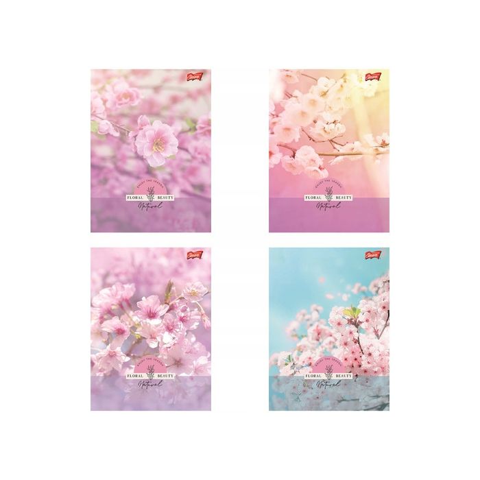 Zeszyt\u0020A5\u002060\u0020Kartek\u0020Kratka\u002070g\u002Fm2\u0020Laminowany\u0020Floral\u0020Beauty\u0020UNIPAP\u0020\u002D\u0020zdj\u0119cie\u00201