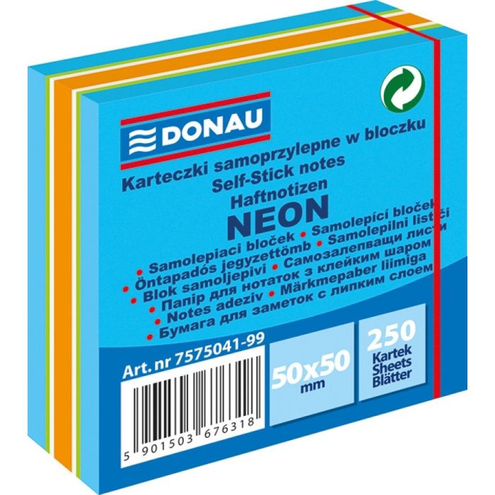 Mini\u0020kostka\u0020samoprzylepna\u0020DONAU,\u002050x50mm,\u00201x250\u0020kart.,\u0020neon\u002Dpastel,\u0020mix\u0020niebieski\u0020\u002D\u0020zdj\u0119cie\u00201