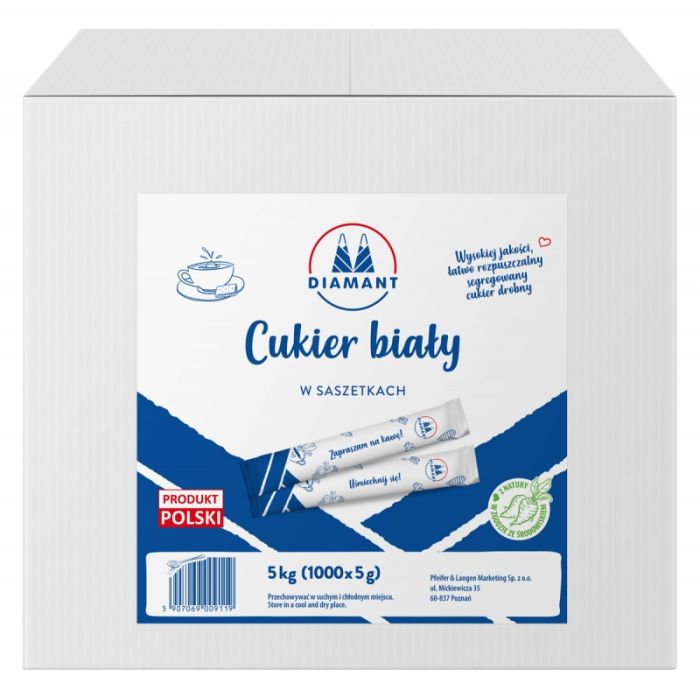Cukier\u0020bia\u0142y\u0020DIAMANT\u0020w\u0020saszetkach\u00205g\u0020idealny\u0020do\u0020gastronomii\u0020kawiarni\u0020catering\u00F3w\u00201000\u0020sztuk\u0020\u002D\u0020zdj\u0119cie\u00201