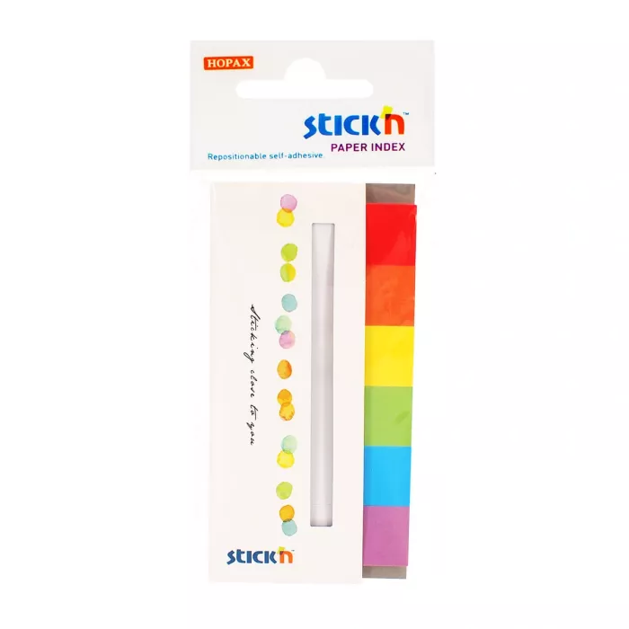 Zak\u0142adki\u0020indeksuj\u0105ce\u0020papierowe\u0020Rainbow\u002045x15mm,\u00206\u0020kolor\u00F3w\u0020neonowych,\u0020180\u0020sztuk\u0020\u002D\u0020zdj\u0119cie\u00201