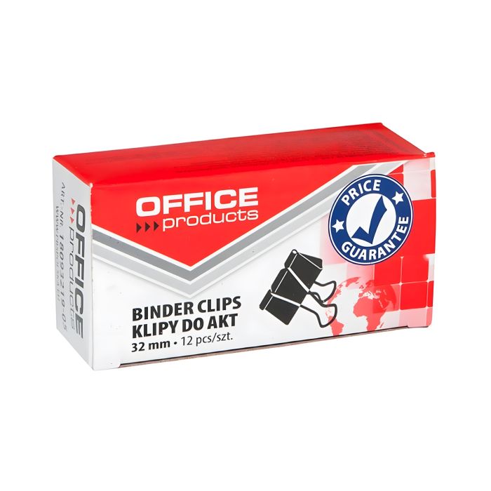 Klipy\u0020do\u0020dokument\u00F3w\u0020metalowe\u0020OFFICE\u0020PRODUCTS\u002032mm\u0020czarne\u002012\u0020sztuk\u0020\u002D\u0020zdj\u0119cie\u00201