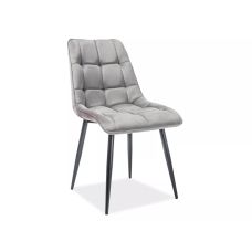 Krzesło Velvet szare aksamitne Loft