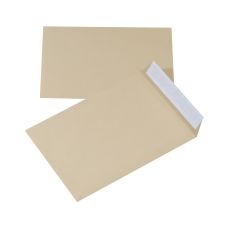 Koperty z taśmą silikonową OFFICE PRODUCTS C4 229x324mm 90gsm brązowe 250 sztuk