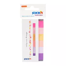 Zakładki Indeksujące Papierowe Spring 45x15mm, 6 Kolorów Neonowych, 180 Karteczek