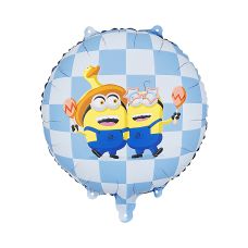 Balon Foliowy Pastylka Minionki Mix Kolorów 35x35 cm