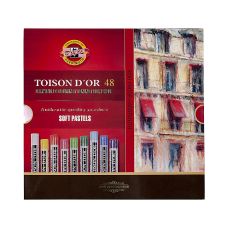 Pastele Suche TOISON D'OR KOH-I-NOOR Zestaw 48 Kolorów