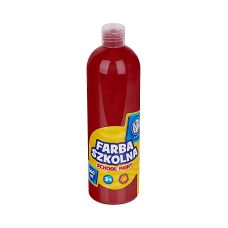 Farba plakatowa szkolna Astra ciemnoczerwona 500 ml