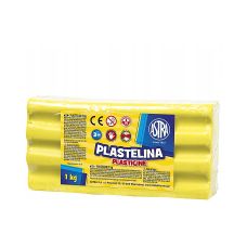Plastelina szkolna Astra 1kg cytrynowa żółta