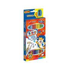 Kredki ołówkowe Bambino dwustronne 24 kolory 18 cm