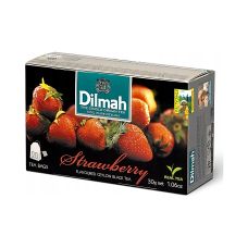 Herbata czarna Dilmah z aromatem truskawki 20 torebek