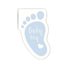 Serwetki shape feet light blue 10 szt.