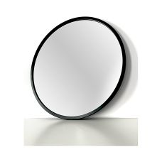 Lustro Łazienkowe Ścienne Faneco Scandi Czarne Matowe 600x600 mm