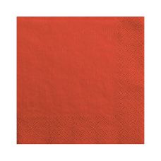Serwetki Trójwarstwowe Czerwone 33x33 cm (20 sztuk)