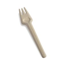 Widelce z trzciny cukrowej 16,2 cm naturalne 50 sztuk