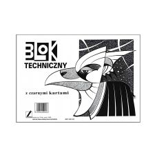 Blok Techniczny A4 10 Kartek Czarnych Kreska 170g/m2