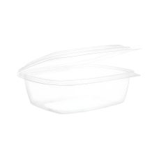 Pojemnik jednorazowy PLA z pokrywką przezroczystą 1000 ml 18,5 x 16 x 6,5 cm 50 sztuk