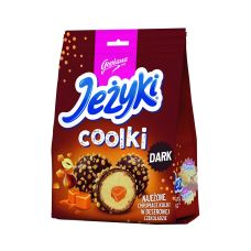 Pralinki Jeżyki Coolki deserowe czekoladowe z orzechami 140g