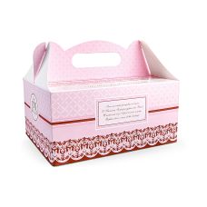 Pudełka na ciasto komunijne ozdobne z nadrukiem 19x14x9 cm 10 sztuk