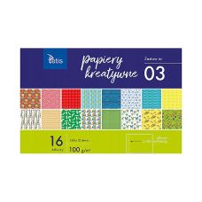 Zeszyt Papierów Kreatywnych A5 16k 100g Jednostronnie Zadrukowany TETIS