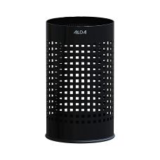 Kosz Na Śmieci Alda Officer 646A, 18L, Stal Malowana Proszkowo, Czarny