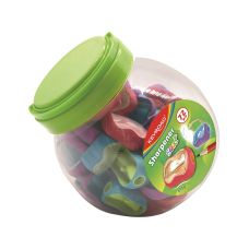 Temperówka plastikowa pojedyncza KEYROAD Seed tuba mix kolorów