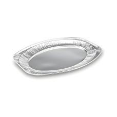 Patera aluminiowa prostokątna 29x43 cm srebrna na ciasta owoce 5 sztuk