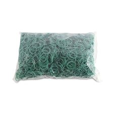 Gumki recepturki OFFICE PRODUCTS średnica 25mm grubość 1,5x1,5mm 60% kauczuku zielone 1000g zgrzewka