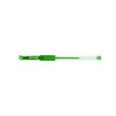 Długopis żelowy OFFICE PRODUCTS z gumowym uchwytem 0,5 mm zielony