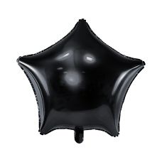 Balon Foliowy Gwiazdka Metalizowany Czarny 48cm