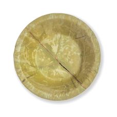 Miseczka z liści drzewa Sal okrągła, średnica 10,5 cm, pojemność 125 ml, 20 szt.