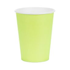 Kubeczki papierowe jasnozielone 250 ml (6 szt.)